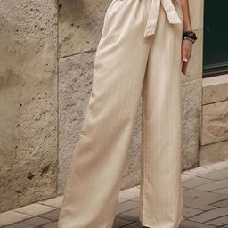 LULU & SKY Women Loose Fit High-Rise Trousers-image-24