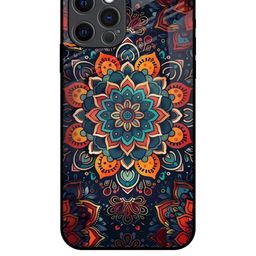 QRIOH Floral Printed iPhone 12 Pro Back Case Mobile Accessories-picture-38