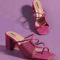 DressBerry Party Block Sandals-45