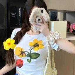 DressBerry Women Floral Printed T-shirt-image-92