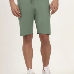 JADE BLUE Men Slim Fit Mid-Rise Shorts-image-106
