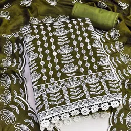 KALINI Embroidered Unstitched Dress Material-image-64
