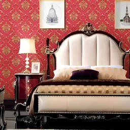 INDIAN ROYALS Pink & Brown Printed Self-Adhesive & Durable WallSticker-image-60