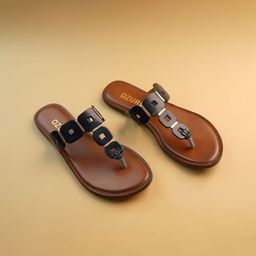 Ozuri Women Open Toe Flats with Buckles-95