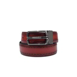 El'Curio Men Textured Leather Belt-picture-10