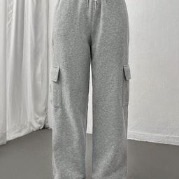 KATECLO Women Smart High-Rise Cargos Trousers-image-67