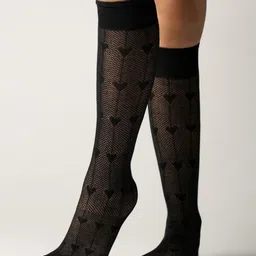Theater Women Patterned Above Ankle-Length Socks-45