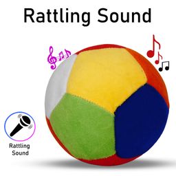 VGRASSP Soft Plush Baby Ball Stuffed Toy Multicolour - Diameter 14 cm-25