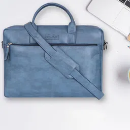Walrus Unisex Textured Laptop Bag-54