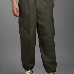 Louis Philippe Jeans Men Mid-Rise Pleated Cargos Trouser-image-76