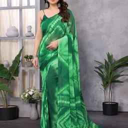 Moda Rapido Tie and Dye Pure Georgette Saree-picture-58