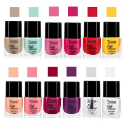 Tenno Set Of 12 First Impression Nail Enamel - 7 ml - Combo 22-11