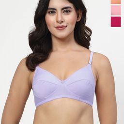LILY Enimsaj Pack Of 4 Full Coverage Everyday Bra-37