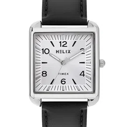 Helix Men Dial & Leather Straps Analogue Watch TW064HG00T-54