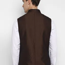 Turtle Self Design Nehru Jacket image 5