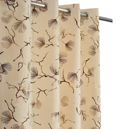 Myntra Elegant Homes Cream Polyester Door Curtain-picture-43