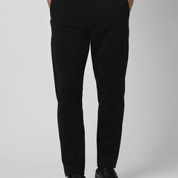 Van Heusen Flex Men Solid Slim Fit Mid-Rise Mid-Rise Regular Trousers-image-61