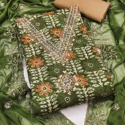 SHADOW & SAINING Printed Semi-Stitched Dress Material-image-51