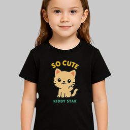 KIDDY STAR Girls Printed T-shirt with Skirt-image-35
