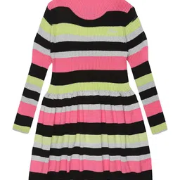 GUESS kids Girls Striped A-Line Midi Dress-40