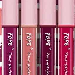 FOPE Set Of 4 Pout Perfect Smudge-Free Liquid Lipstick - 4 ml Each Shade - 01-07-08-10 image 4