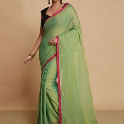 WoodenTant Pure Cotton Solid Saree-40