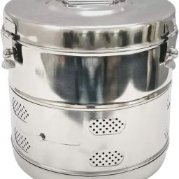 Surgical Dressing Drum ( 11x5 Inches) stainless steel large 8 L Drum-20