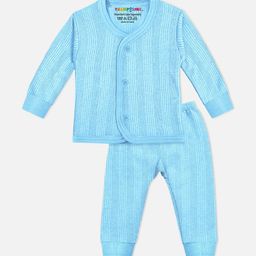 YK X Trampoline Kids Striped Thermal Set-picture-0