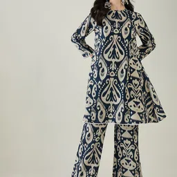Madhuni Women Printed Regular Kurta with Palazzos-image-55