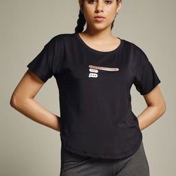 MKH Women Dri-FIT Typography Printed Round Neck Relaxed Fit T-shirt-picture-17
