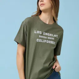Mast & Harbour Women Printed Applique T-shirt-picture-28