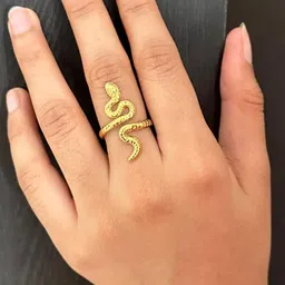 A little Extra Alloy Gold-Plated Alloy Ring-55