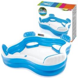 SWIM CENTER (IND*44) FAMILY LOUNGE POOL 56475 Inflatable Swimming Pool-17