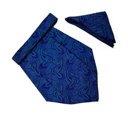 Paisley Design Cravats & Pocket Square Combo-image-90