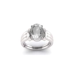 Todani Jems 12.25 Ratti White Sapphire Pukhraj Loose Gemstone Adjustable Ring-31