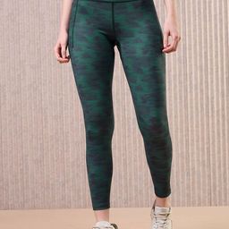 Technosport Women Printed Slim Fit Sports Tights With Elasto Plus-image-32