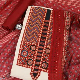 Meena Bazaar Floral Printed Unstitched Dress Material-image-55