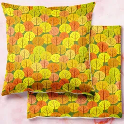 ArtzFolio Multicoloured Set of 2 Velvet Square Cushion Covers-image-39