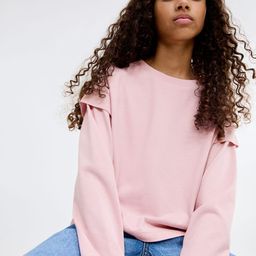 Mango Kids Girls Sleeves detail Pure Cotton T-shirt-picture-2
