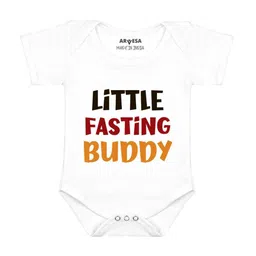Arvesa Infants Fasting Buddy Printed Envelope Neck Bodysuit-picture-40