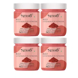 Newsio Set Of 4 100% Pure & Natural Red Sandalwood Powder - 100 g Each-3
