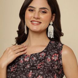 Anouk Rustic Ethnic Motifs Sleeveless Kurtis image 2