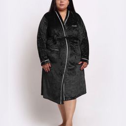 KLOTTHE Wool Bath Robe With Belt-image-40