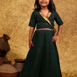 MIRALI Girls Ready to Wear Cotton Lehenga & Choli-picture-52