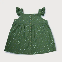 Gini and Jony Girls Floral Printed Square Neck Cotton Top-image-75
