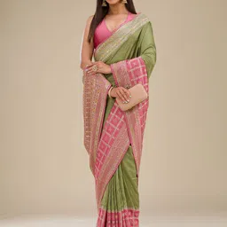 Koskii Embellished Embroidered Saree-picture-55