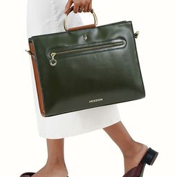Hidesign Women Leather Laptop Bag-26