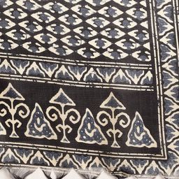 LOOM LEGACY Geometric Printed Art Silk Dupatta image 4