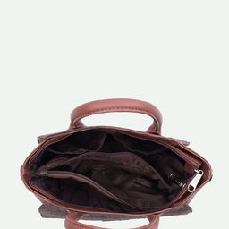 ZOUK Women Abstract Printed Swagger Handheld Bag image 5