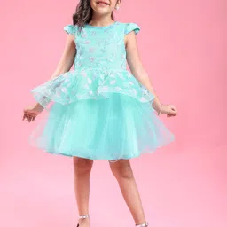 Mark and Mia Girls Applique Floral Fit & Flare Dress-image-26